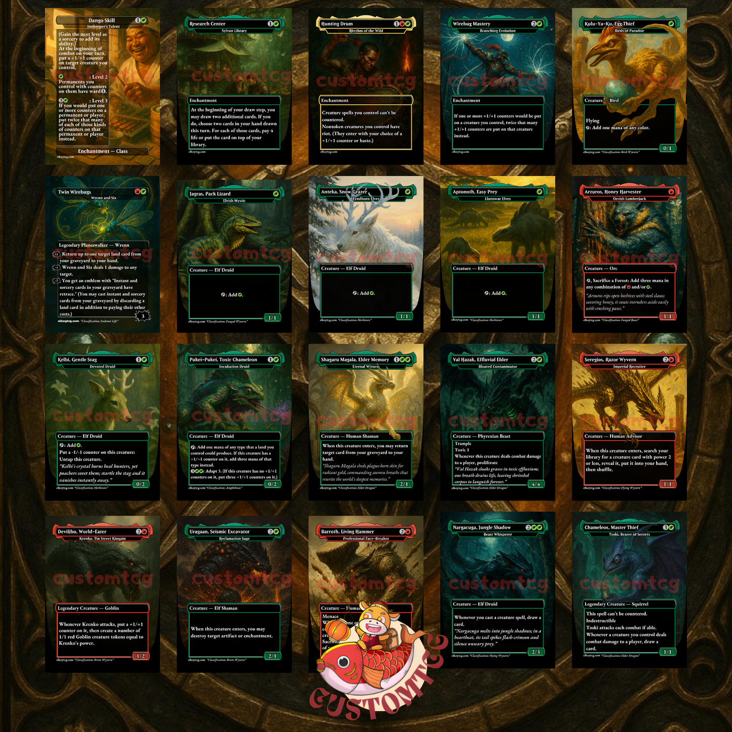 Monster Hunter - Halana & Alena Custom Deck