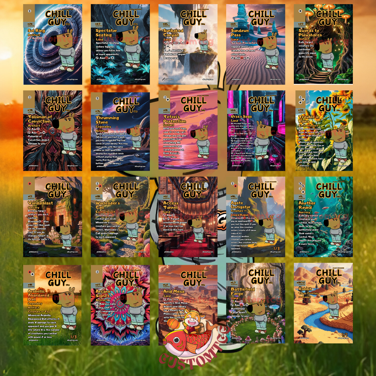 Chill Guy Commander Deck