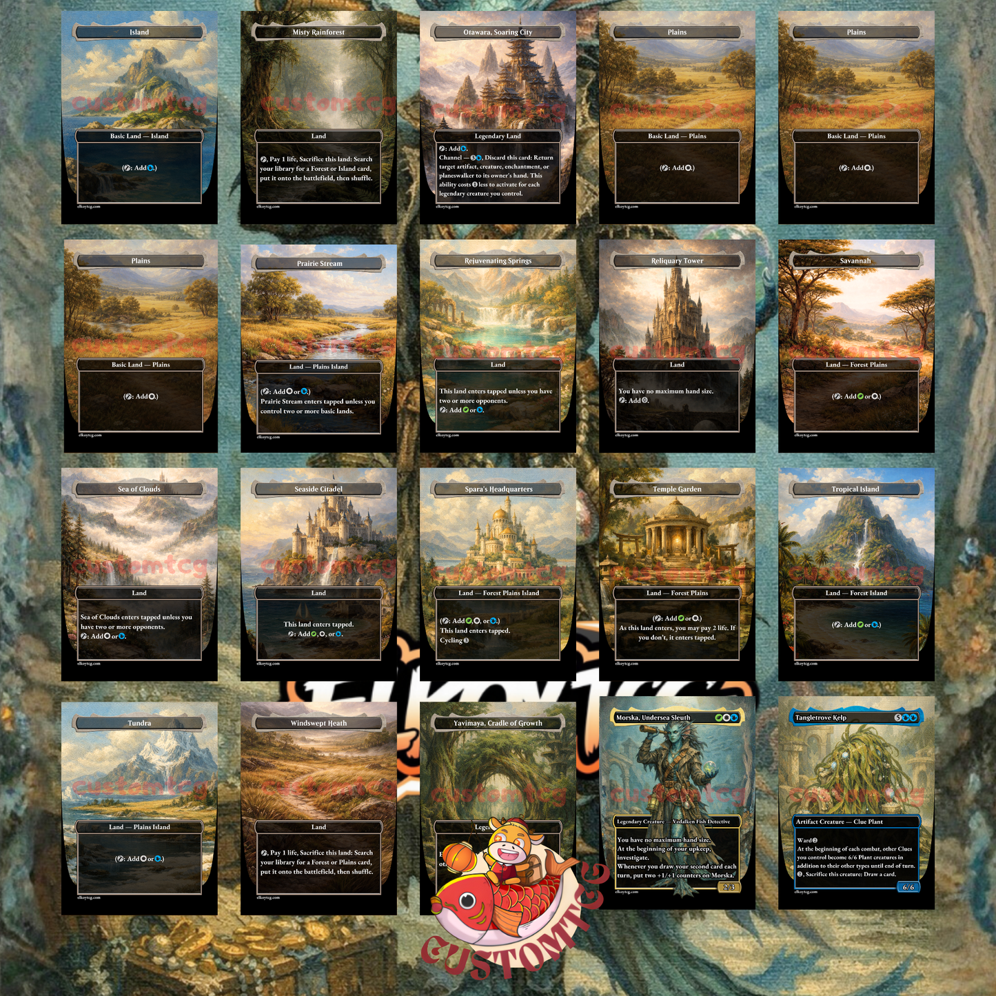 Morska, Undersea Sleuth Custom Deck