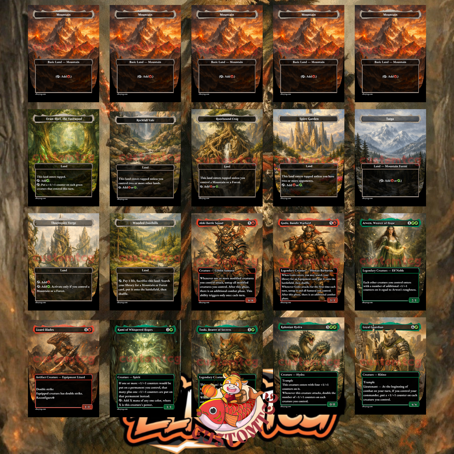 Chishiro, the Shattered Blade Custom Deck