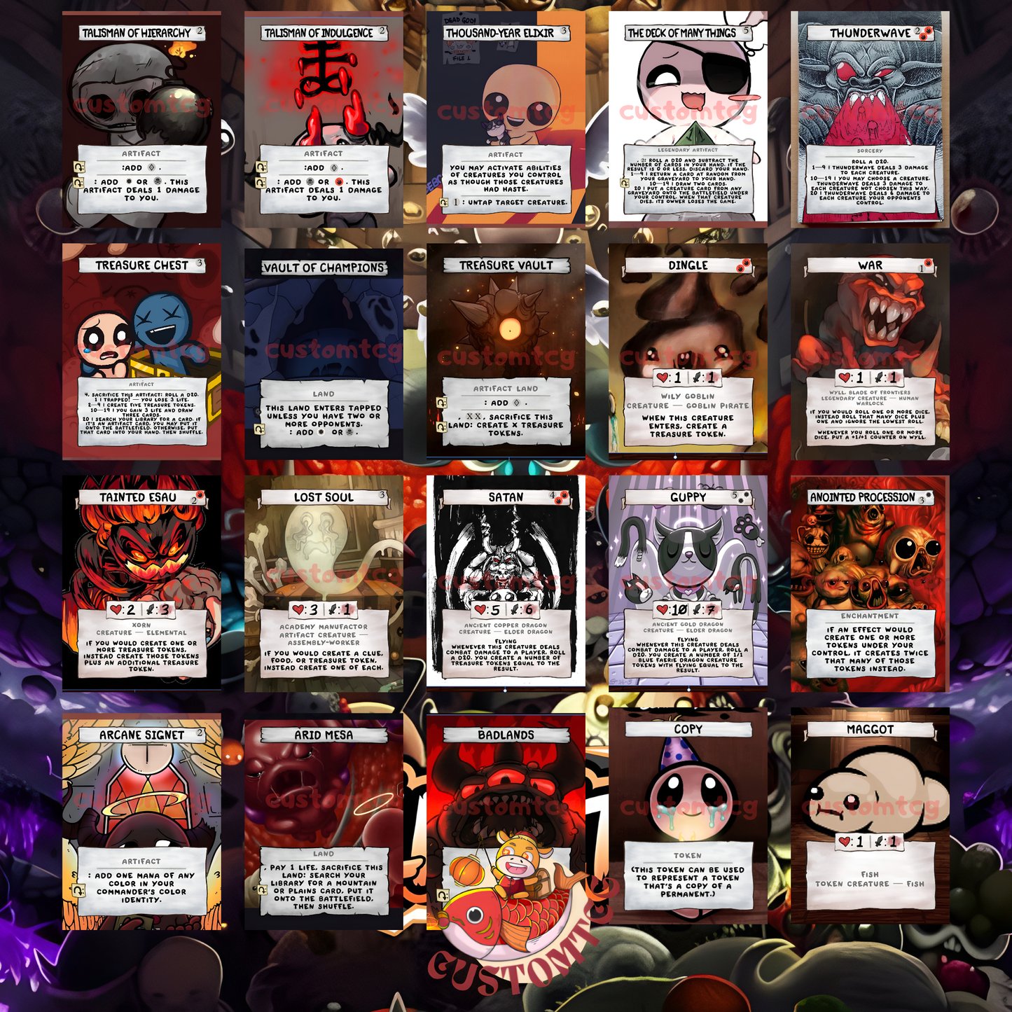 ISAAC TREASURE CUSTOM DECK