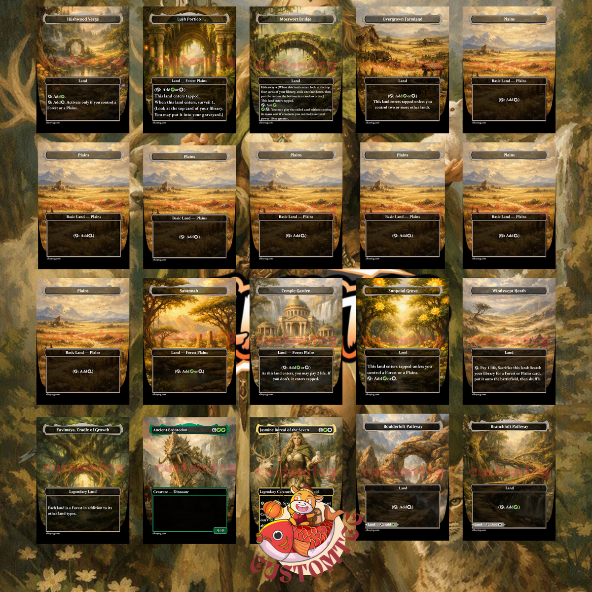 Jasmine Boreal of the Seven Custom Deck