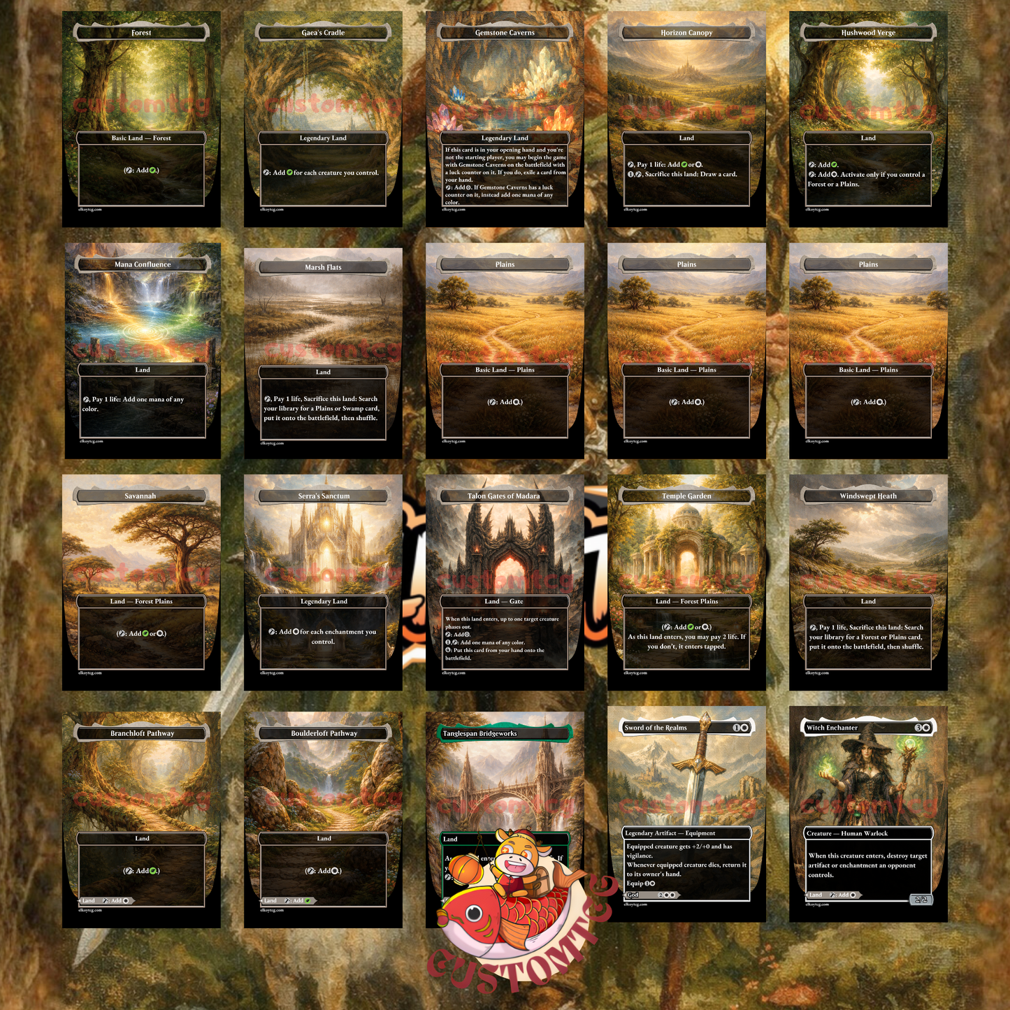Ellivere of the Wild Court Custom Deck