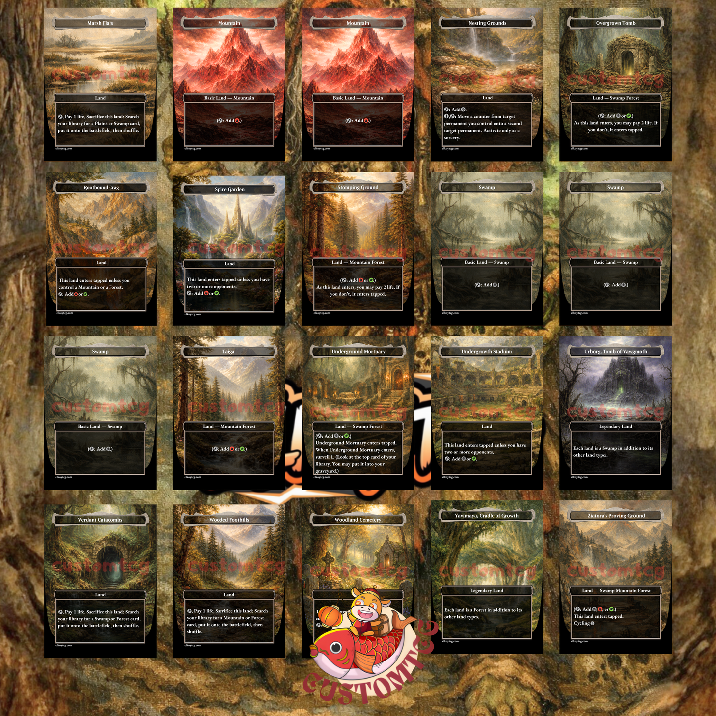 Auntie Ool, Cursewretch Custom Deck (100 Cards + Tokens)