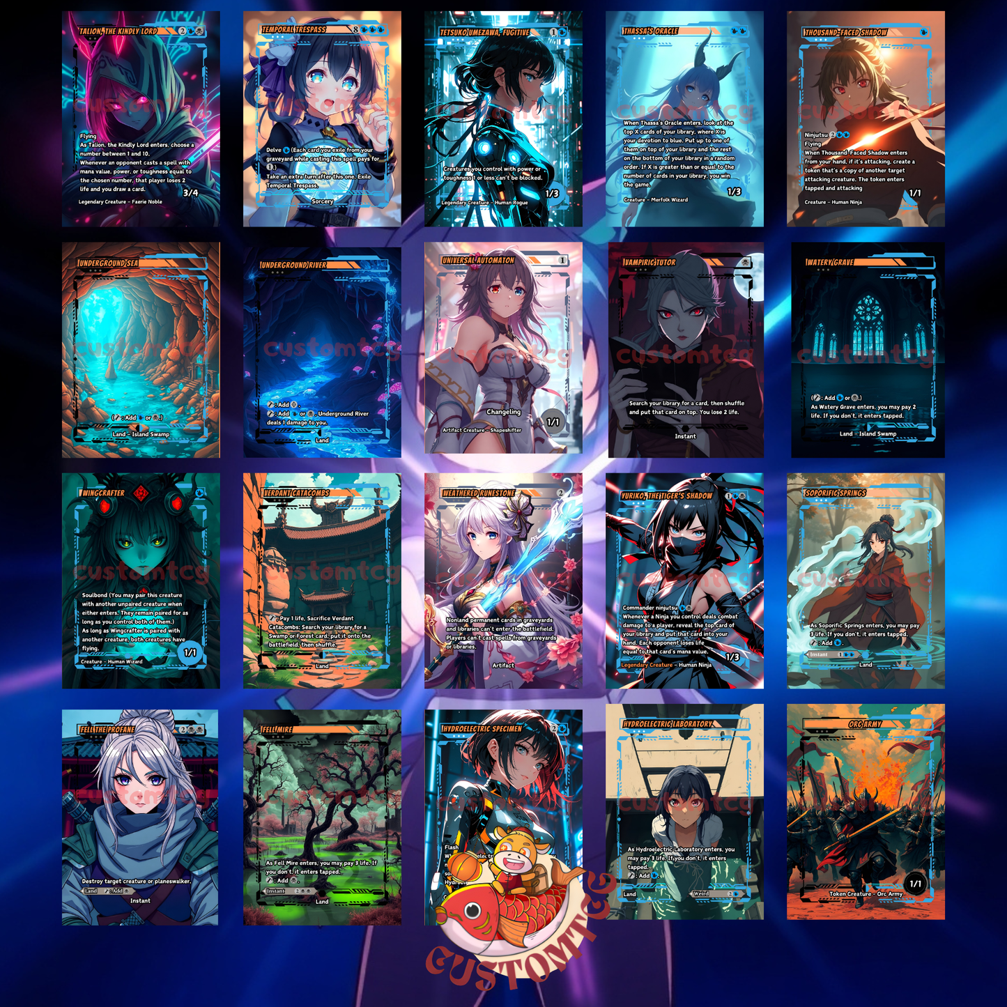Yuriko Waifu Custom Deck