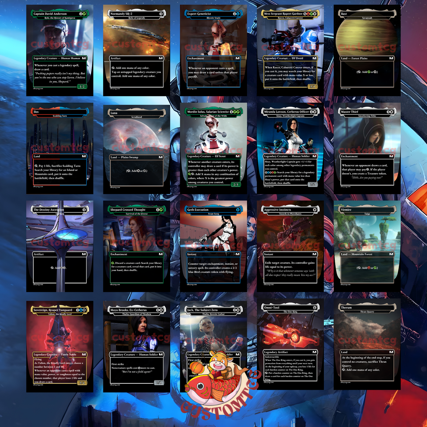 Mass Effect Custom Deck