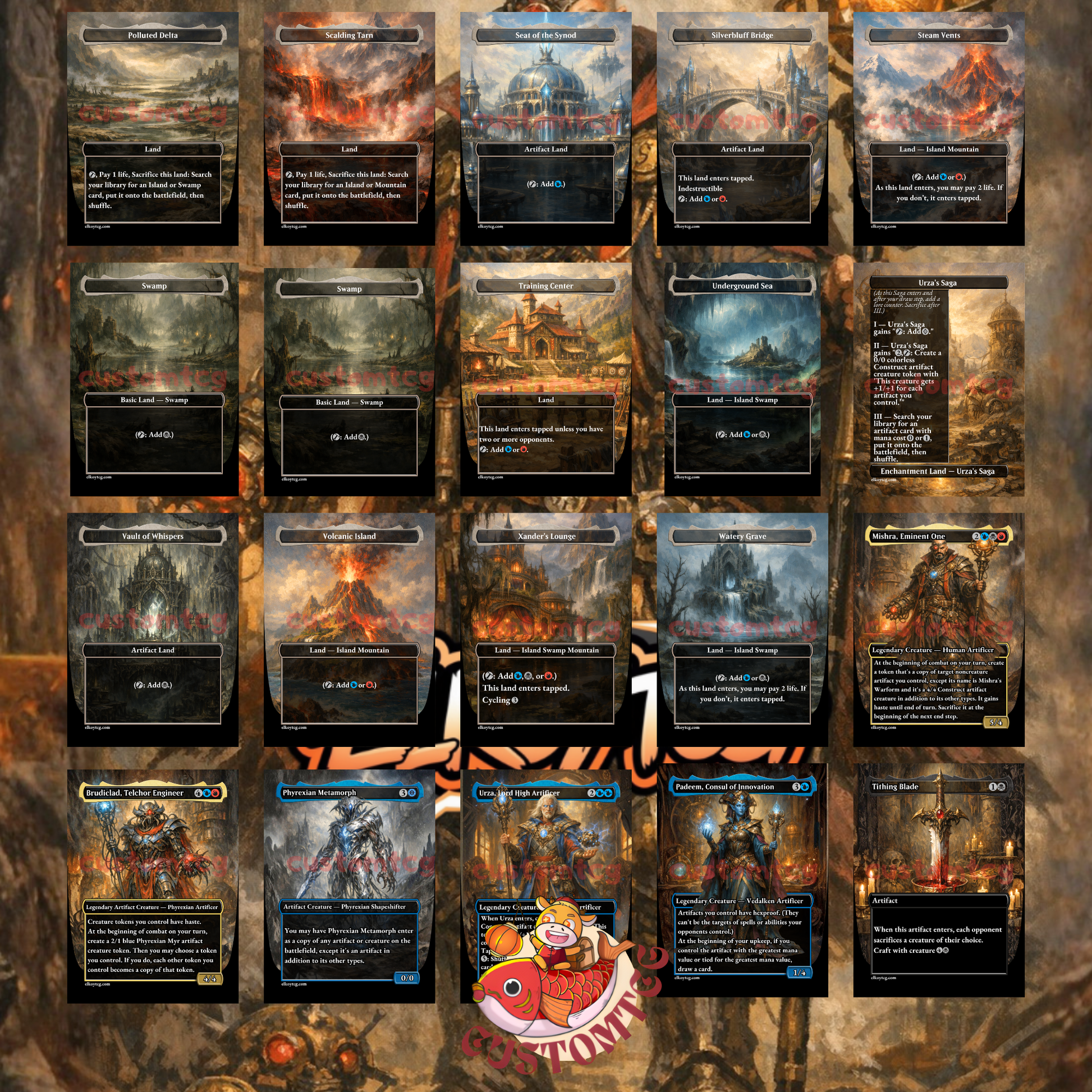 mtg mishra commander deck The Brothers' War Commander Deck: Mishra's Burnished Banner Unboxed