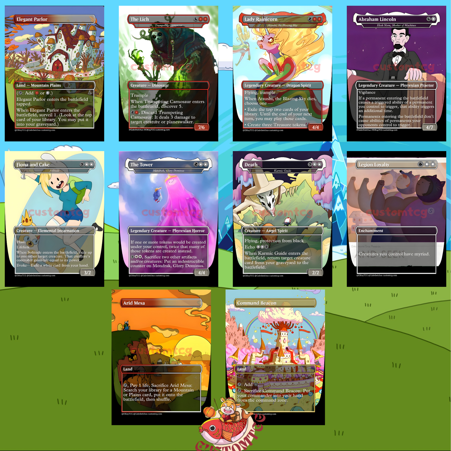 Adventure Time Custom Deck