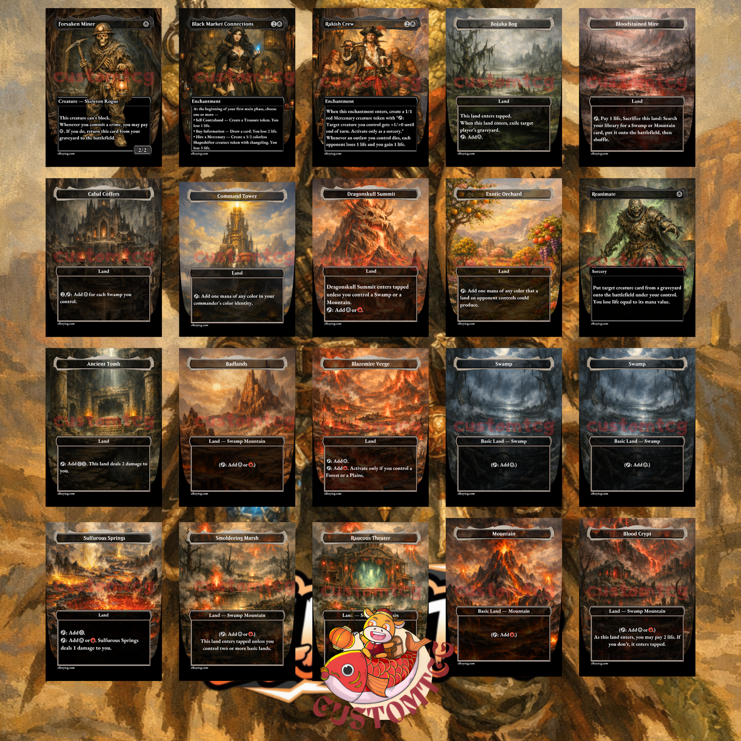 Laughing Jasper Flint Custom Deck