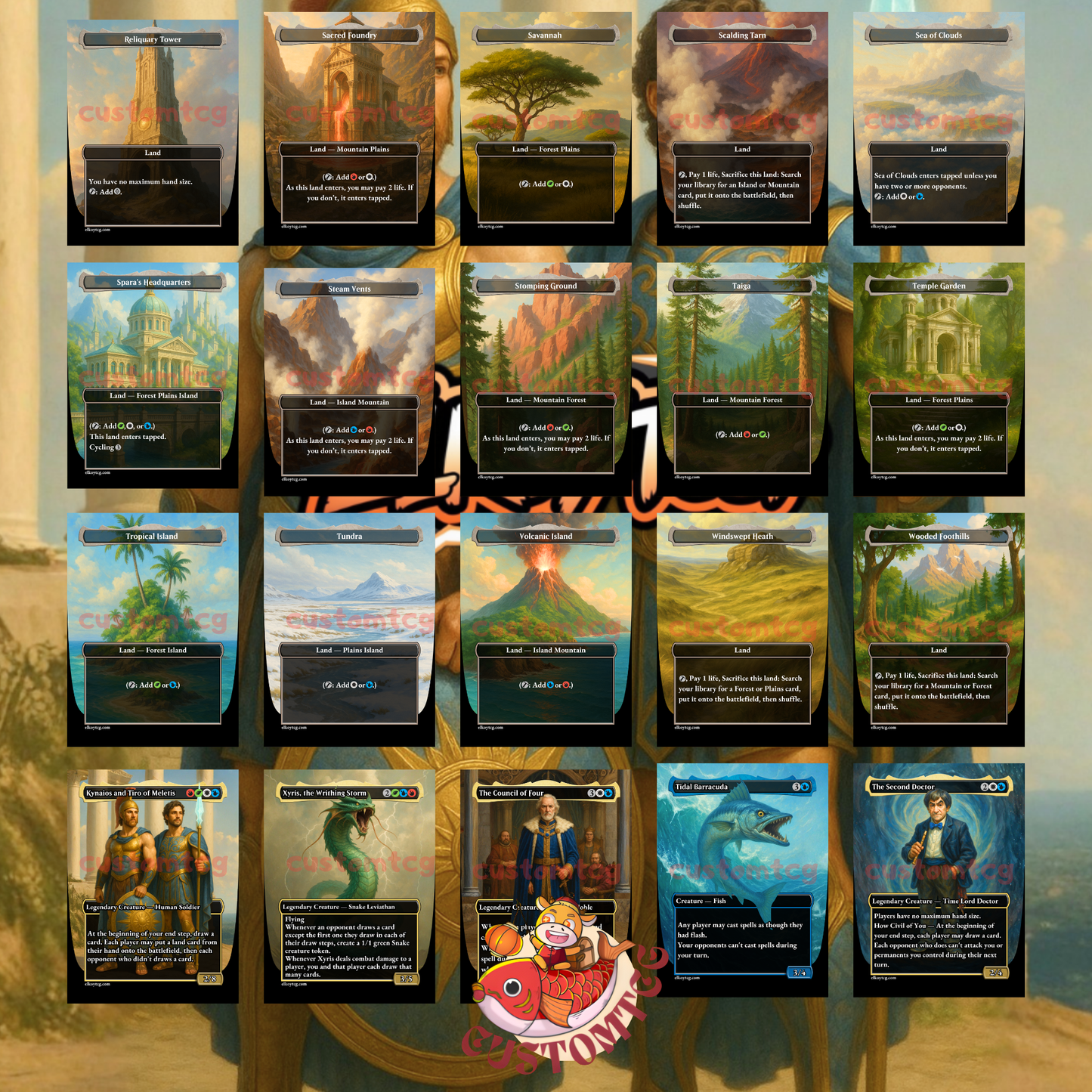 Kynaios and Tiro of Meletis Custom Deck