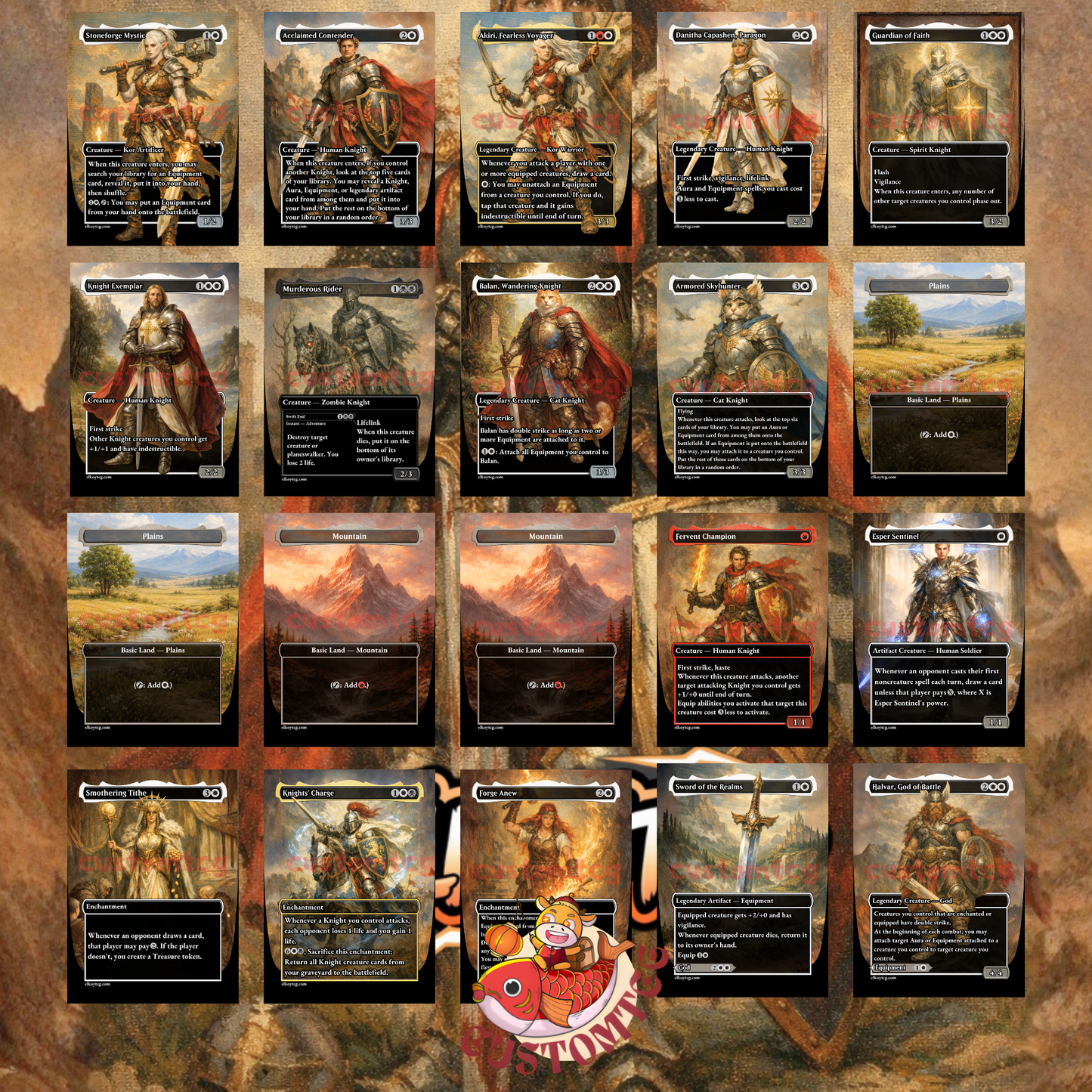 Syr Gwyn, Hero of Ashvale Custom Deck