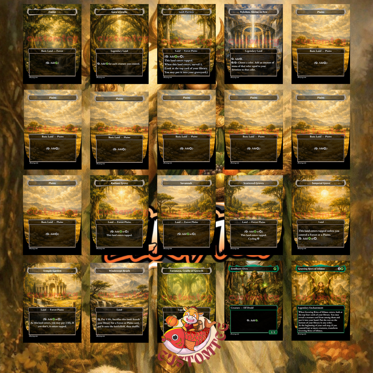 Karametra, God of Harvests — Selesnya (GW) Landfall & Ramp Commander Custom Deck