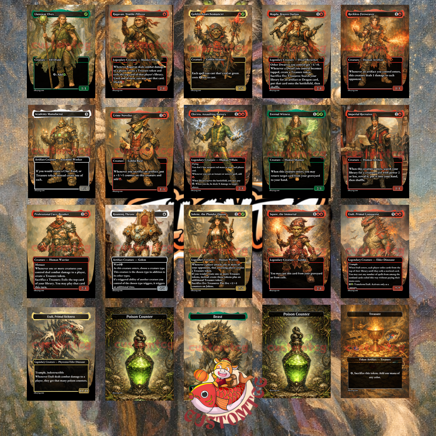 Roxanne, Starfall Savant — Custom Deck (100 Cards + Tokens)