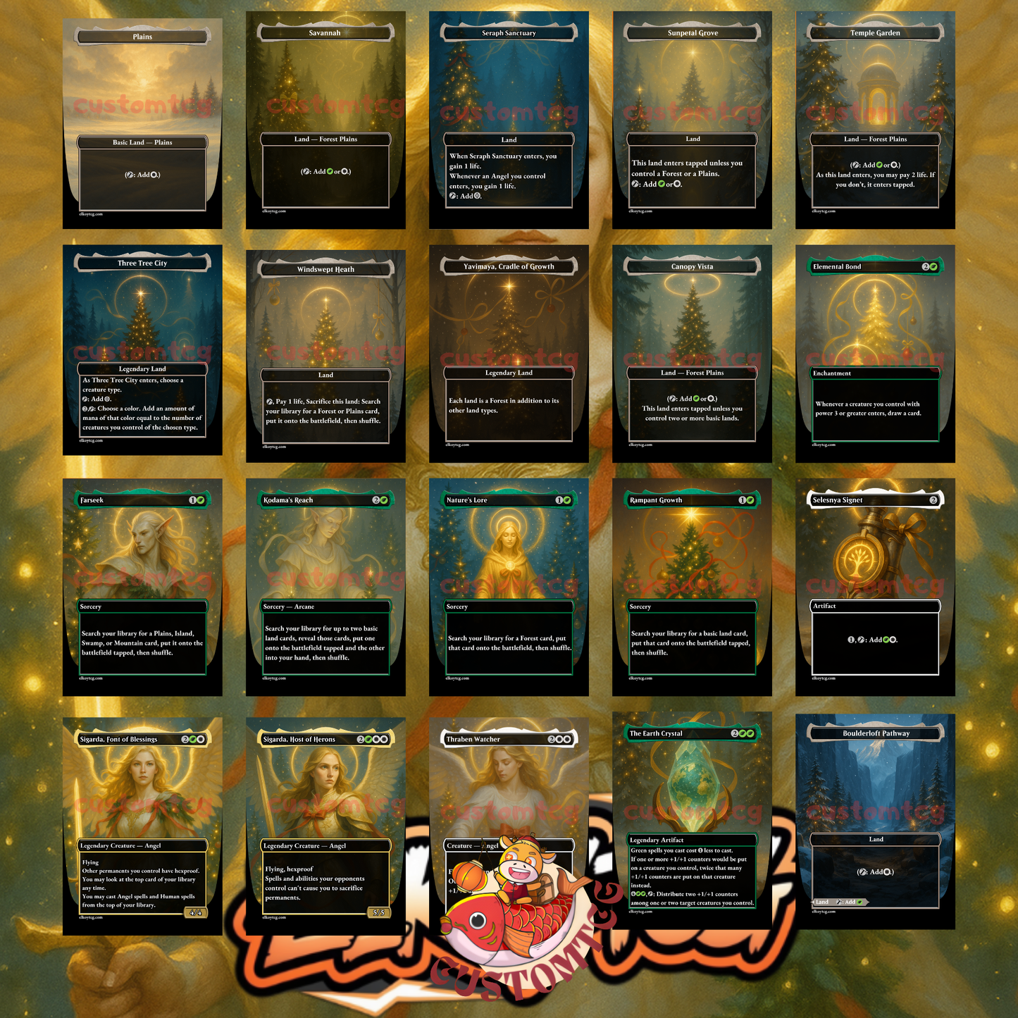 Sigarda, Font of Blessings Custom Deck