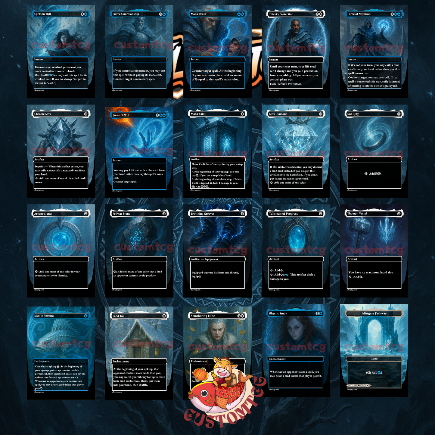 Hylda of the Icy Crown – Frost-Lock Custom Deck