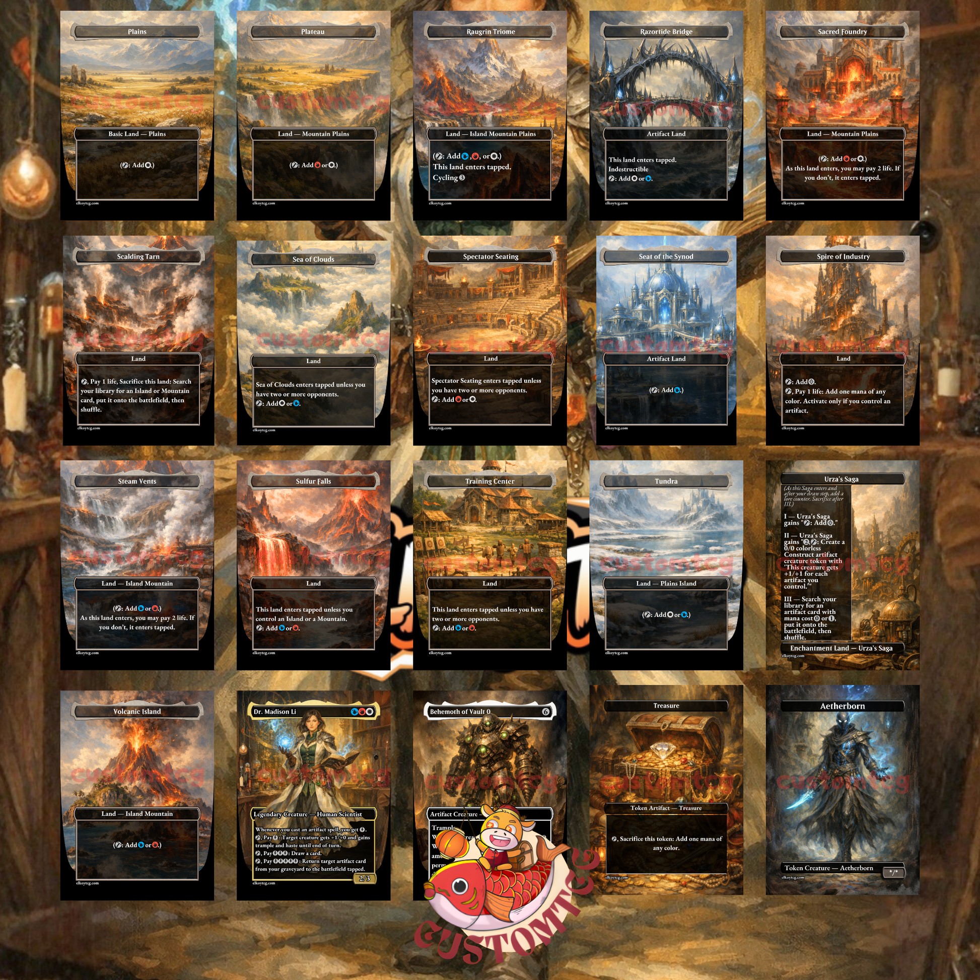Dr. Madison Li Custom Mtg Commander Deck – ElkoyTCG