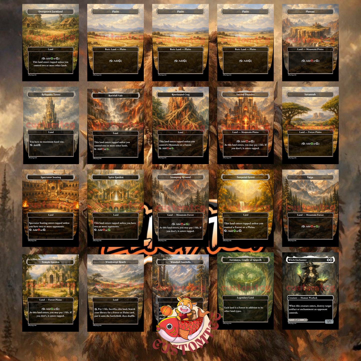 Duskana, the Rage Mother — Naya Bears & Beasts Combat Custom Deck