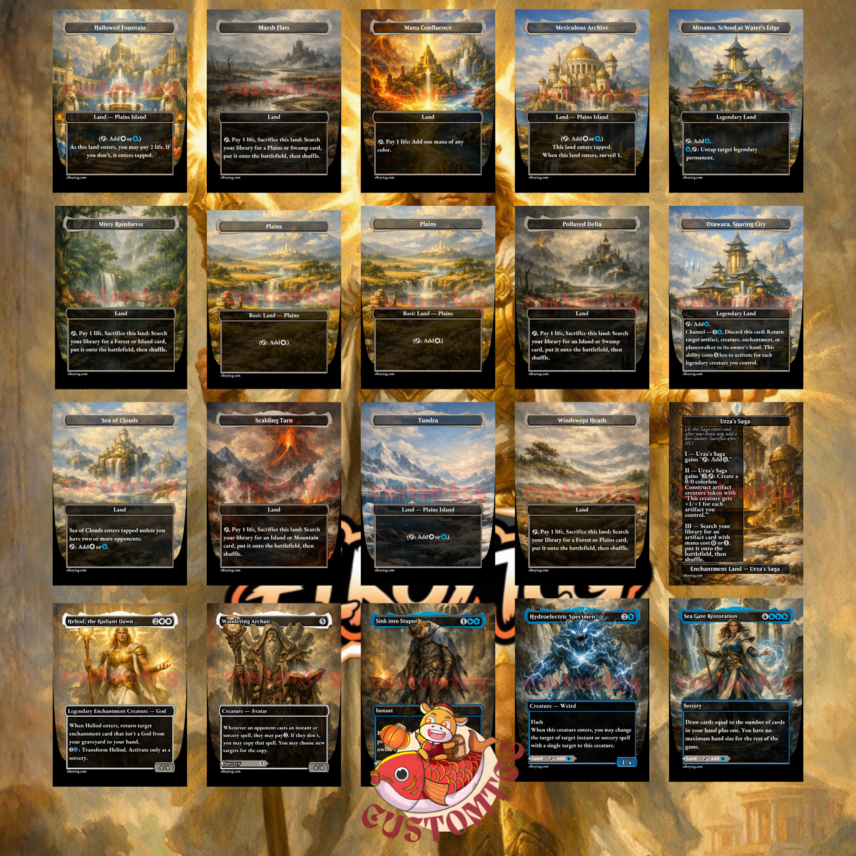 HELIOD, THE RADIANT DAWN — Azorius High-Power Control Custom Deck