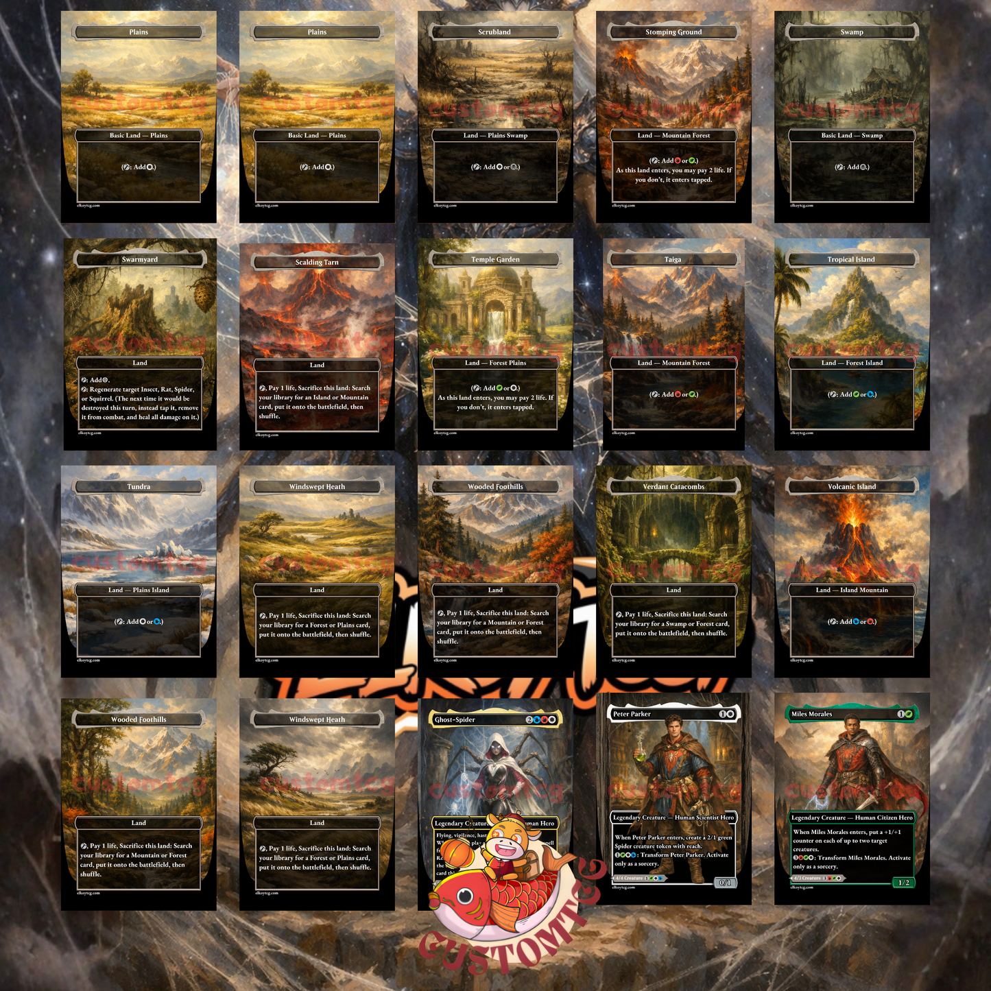 Cosmic Spider-Man Custom Deck