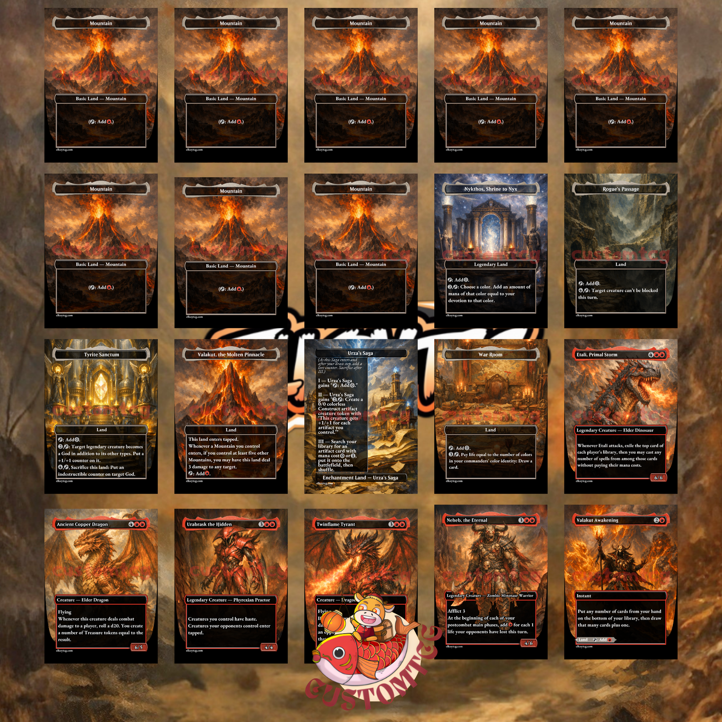 Kratos, God of War Custom Deck