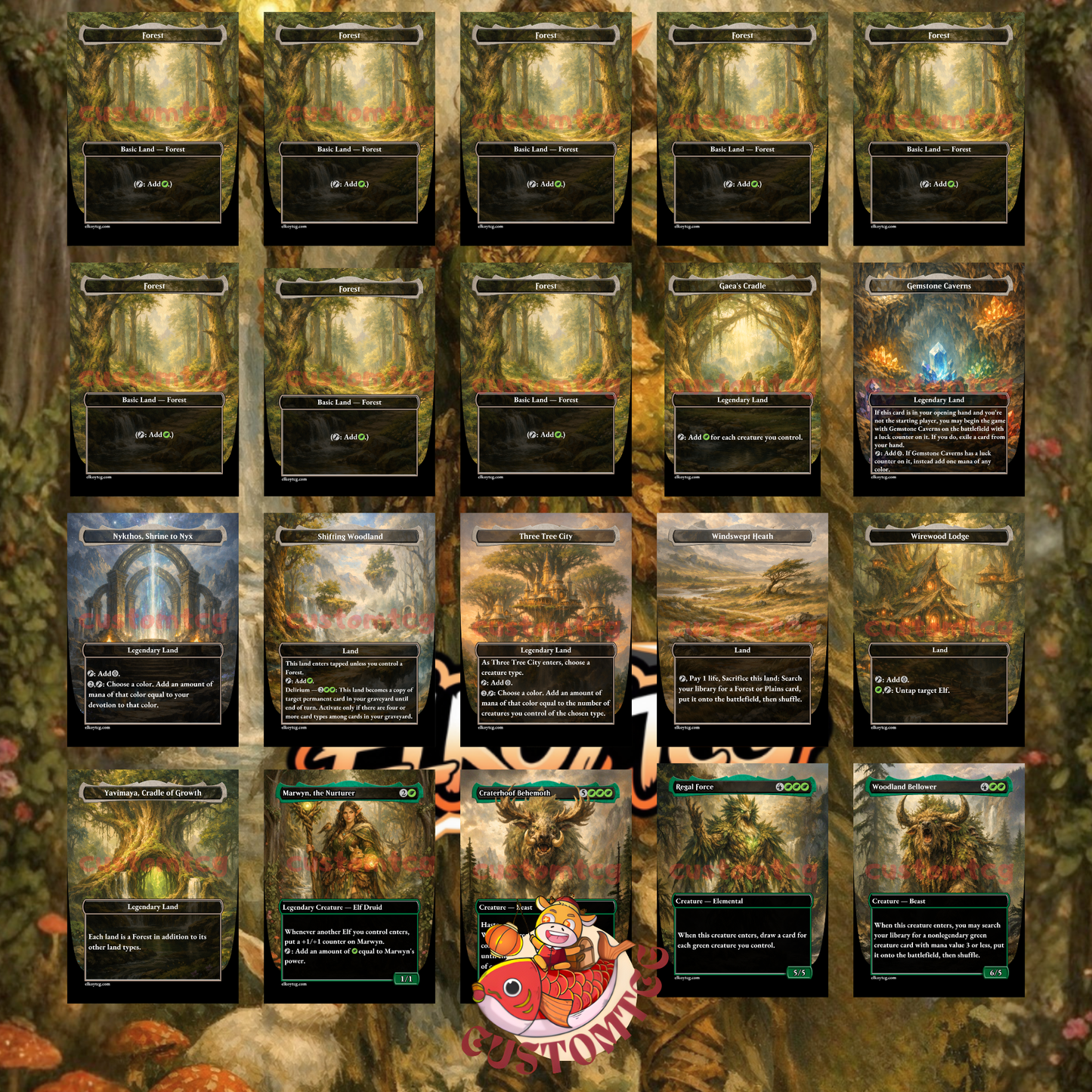 Marwyn, the Nurturer Custom Deck