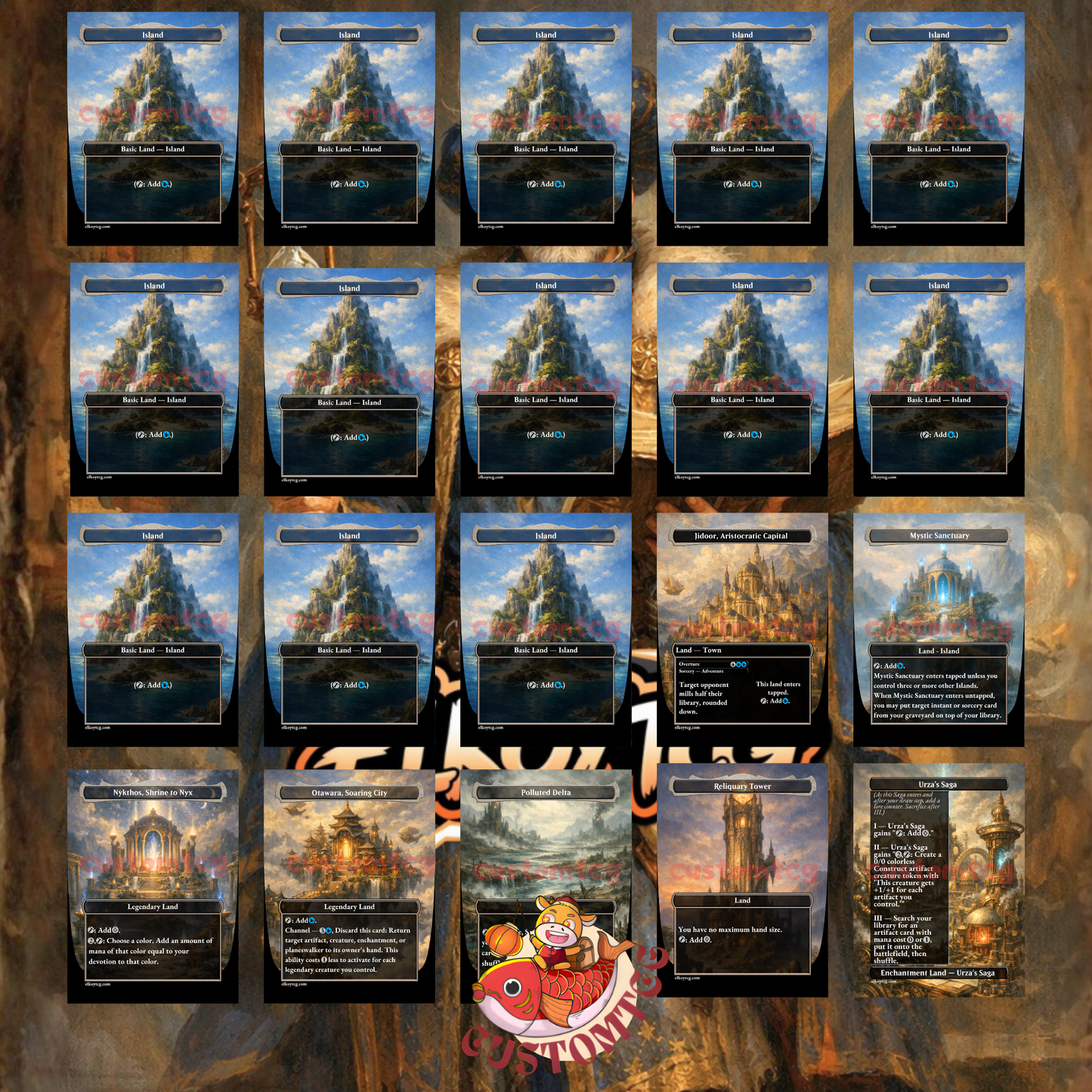 Bruvac the Grandiloquent custom commander deck