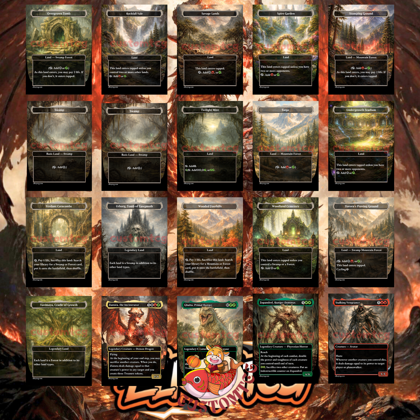 Ziatora, the Incinerator – Custom Deck 🐉💰