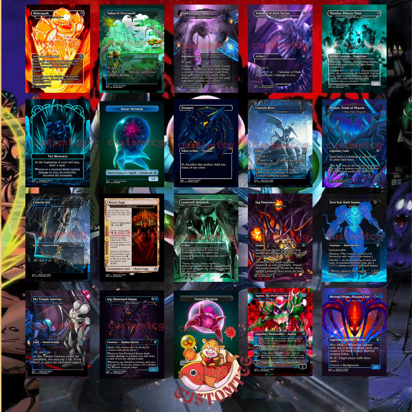 Metroid Custom Deck