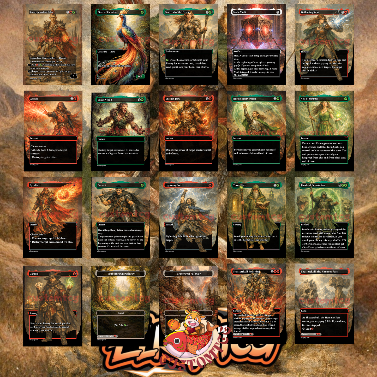 Minsc & Boo, Timeless Heroes Custom Deck