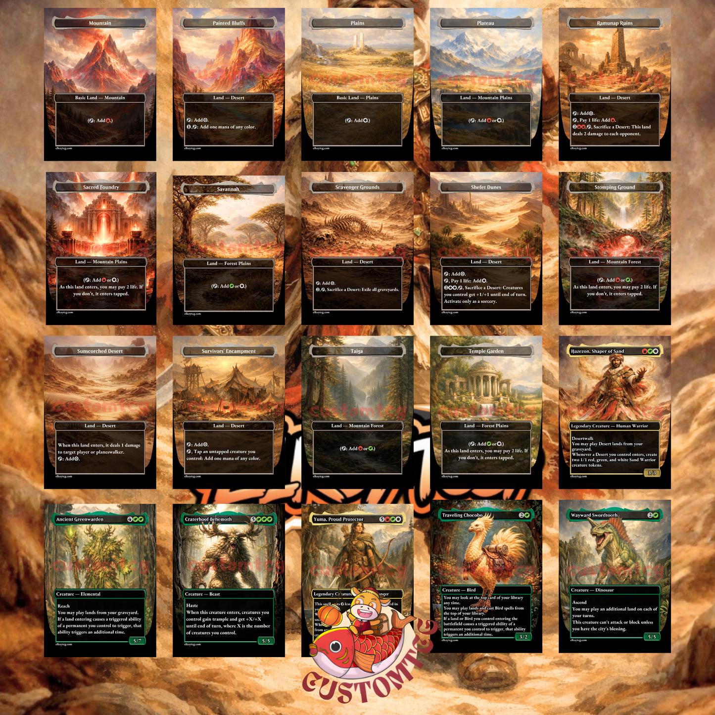 Hazezon, Shaper of Sand Custom Deck