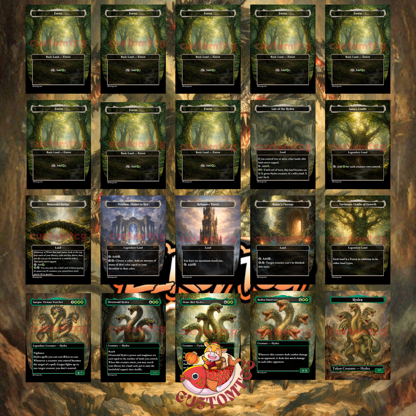Gargos, Vicious Watcher Custom Deck