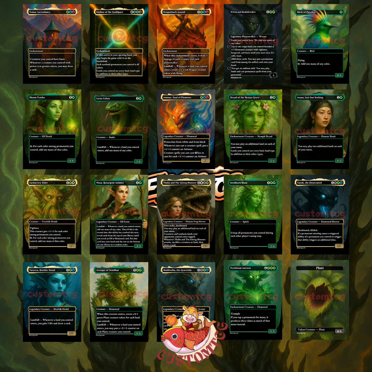 Omnath, Locus of All – Premium Top-63 Custom Deck 🌋
