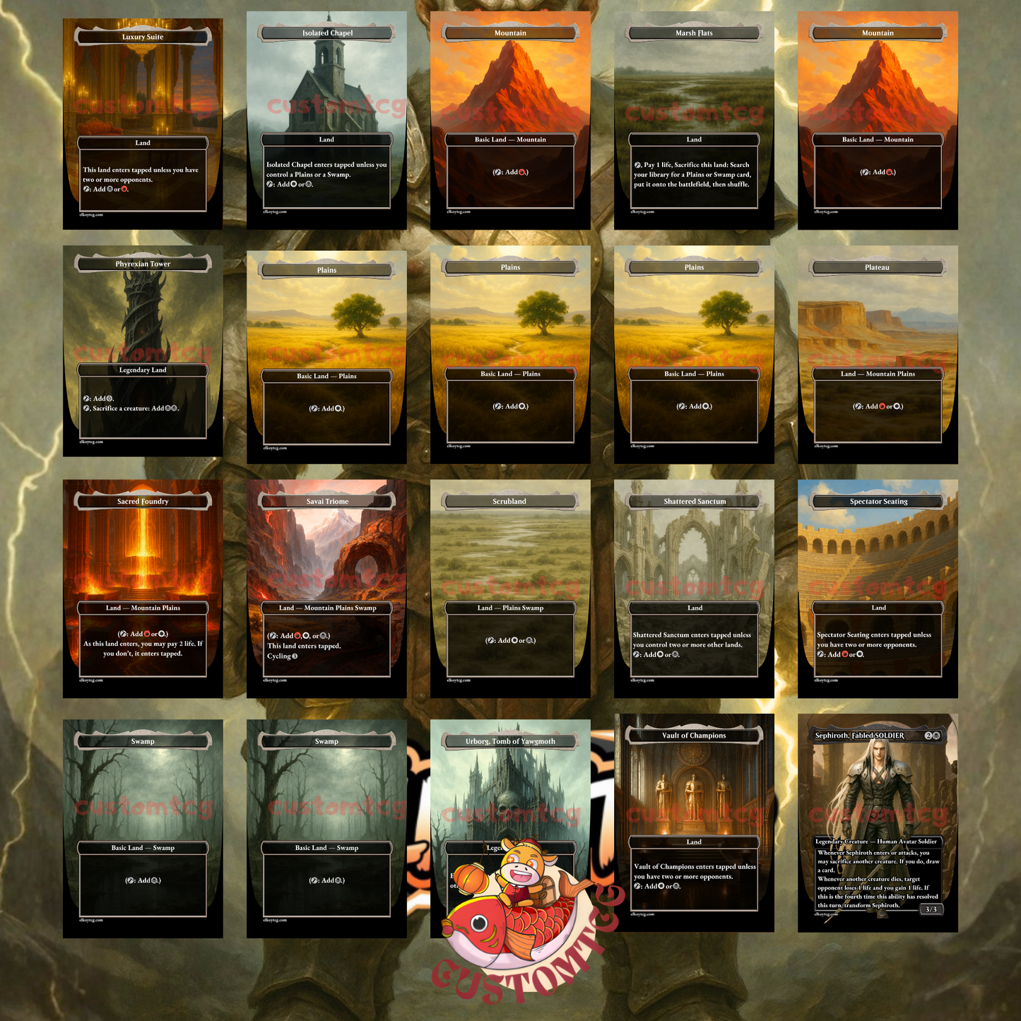 Zurgo Stormrender Custom Deck