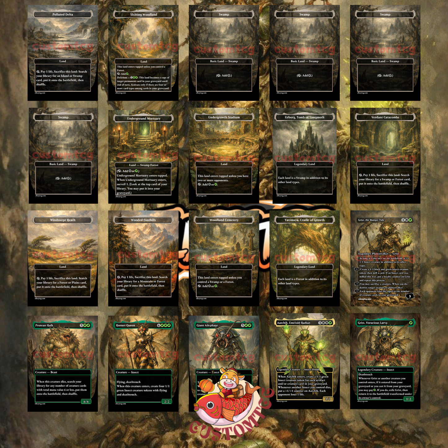 Grist, the Hunger Tide Custom Deck
