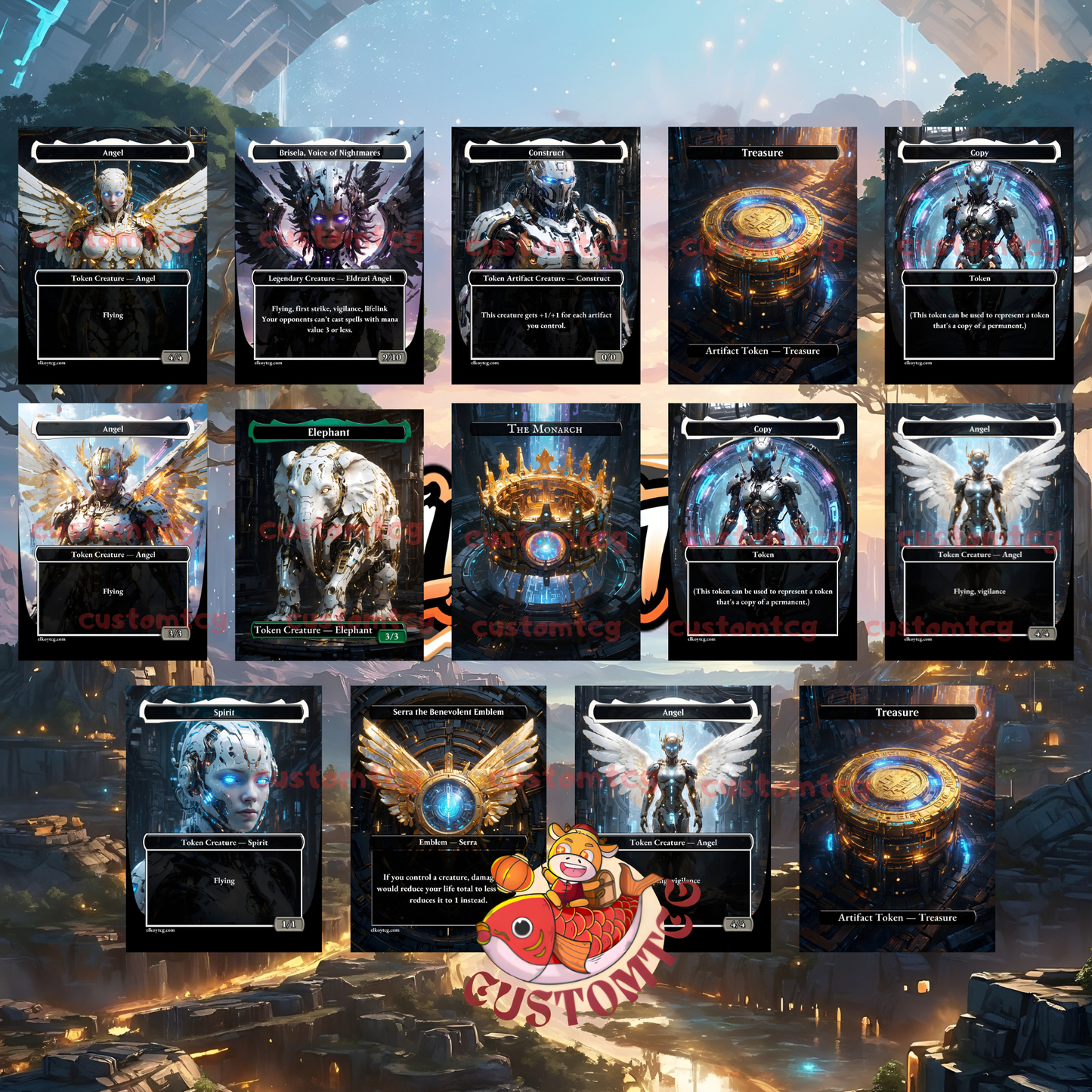 Giada Angel Custom Deck – Cybernetic Glory (Top 12 EDH Custom Series)