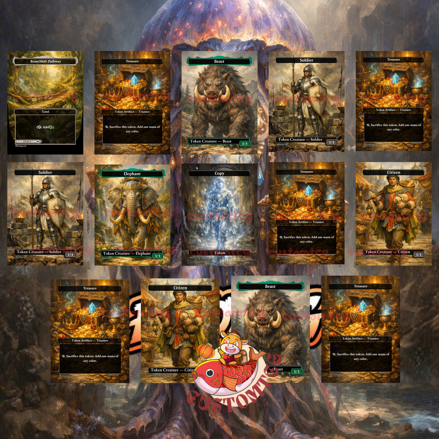 Gluntch, the Bestower Custom Deck
