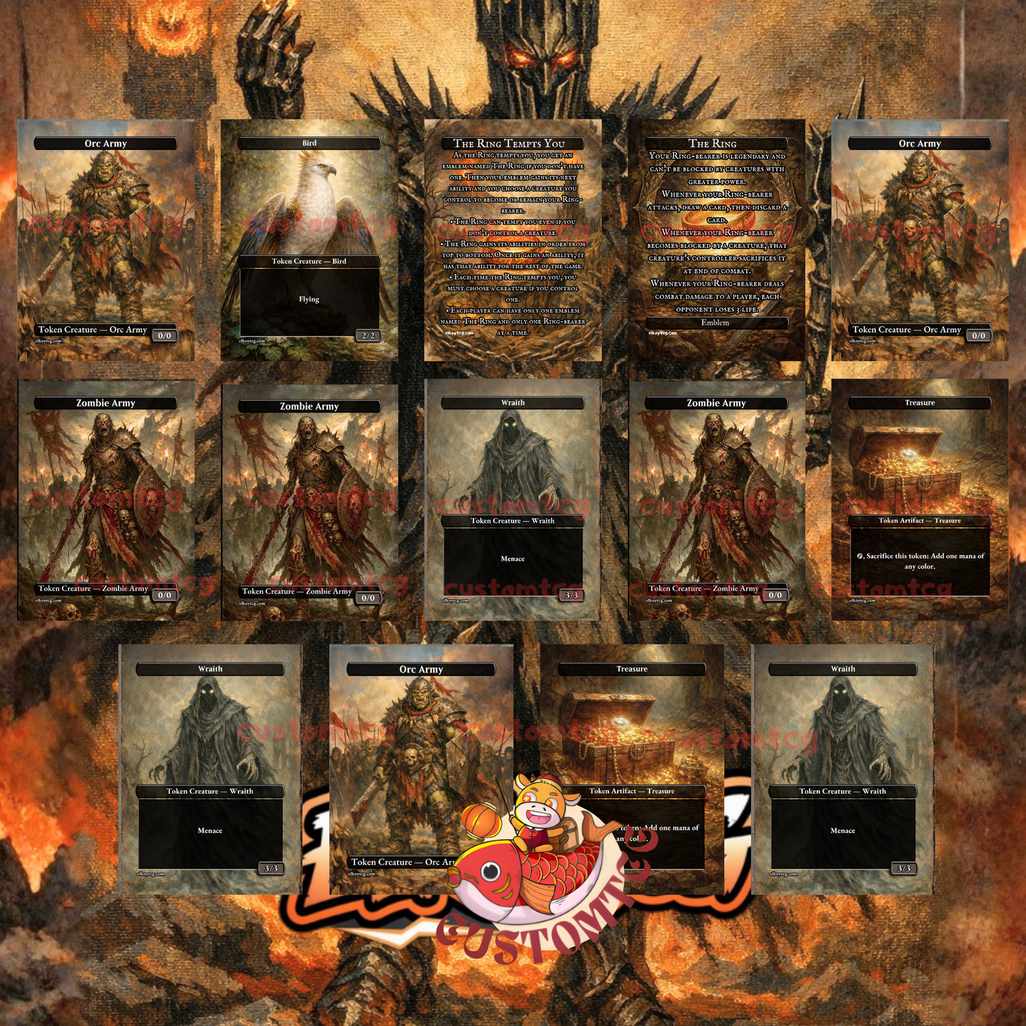 Sauron, the Dark Lord Custom Deck