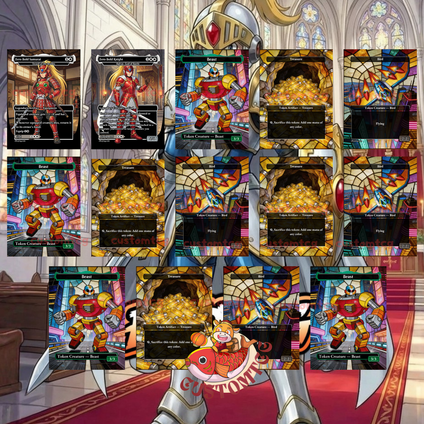 Mega Man X Custom Commander Deck