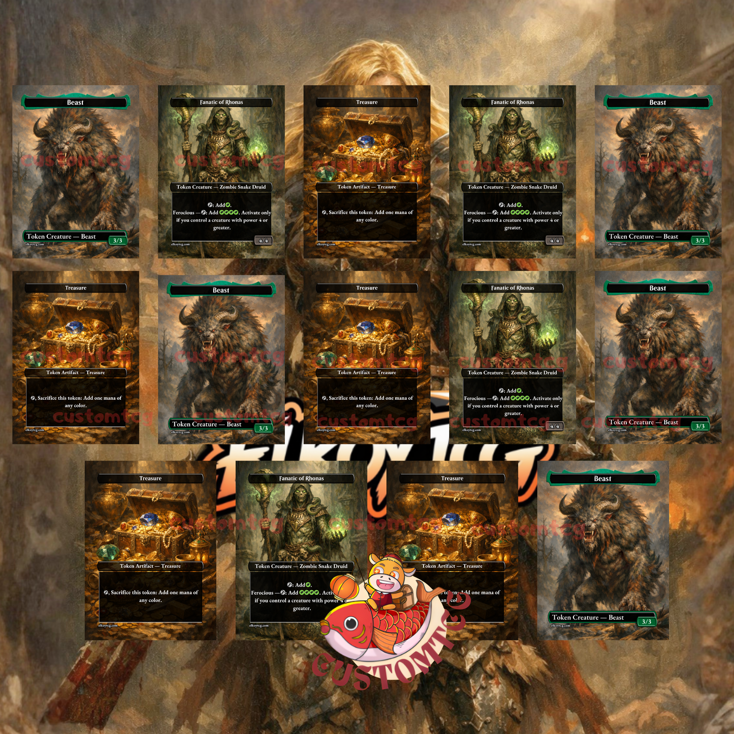 Maarika, Brutal Gladiator custom deck