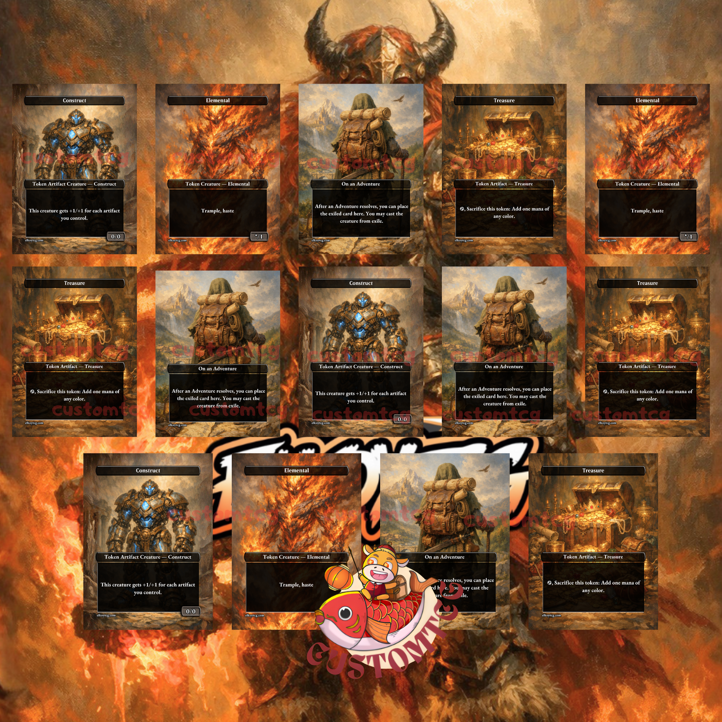 Imodane, the Pyrohammer custom deck