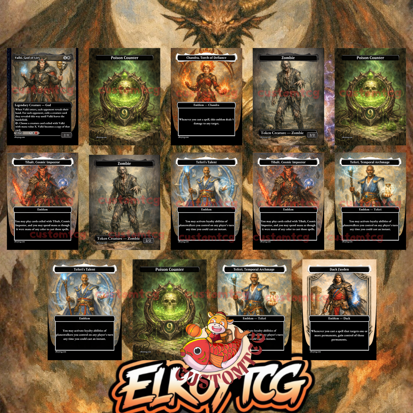 Nicol Bolas, the Ravager Custom Deck