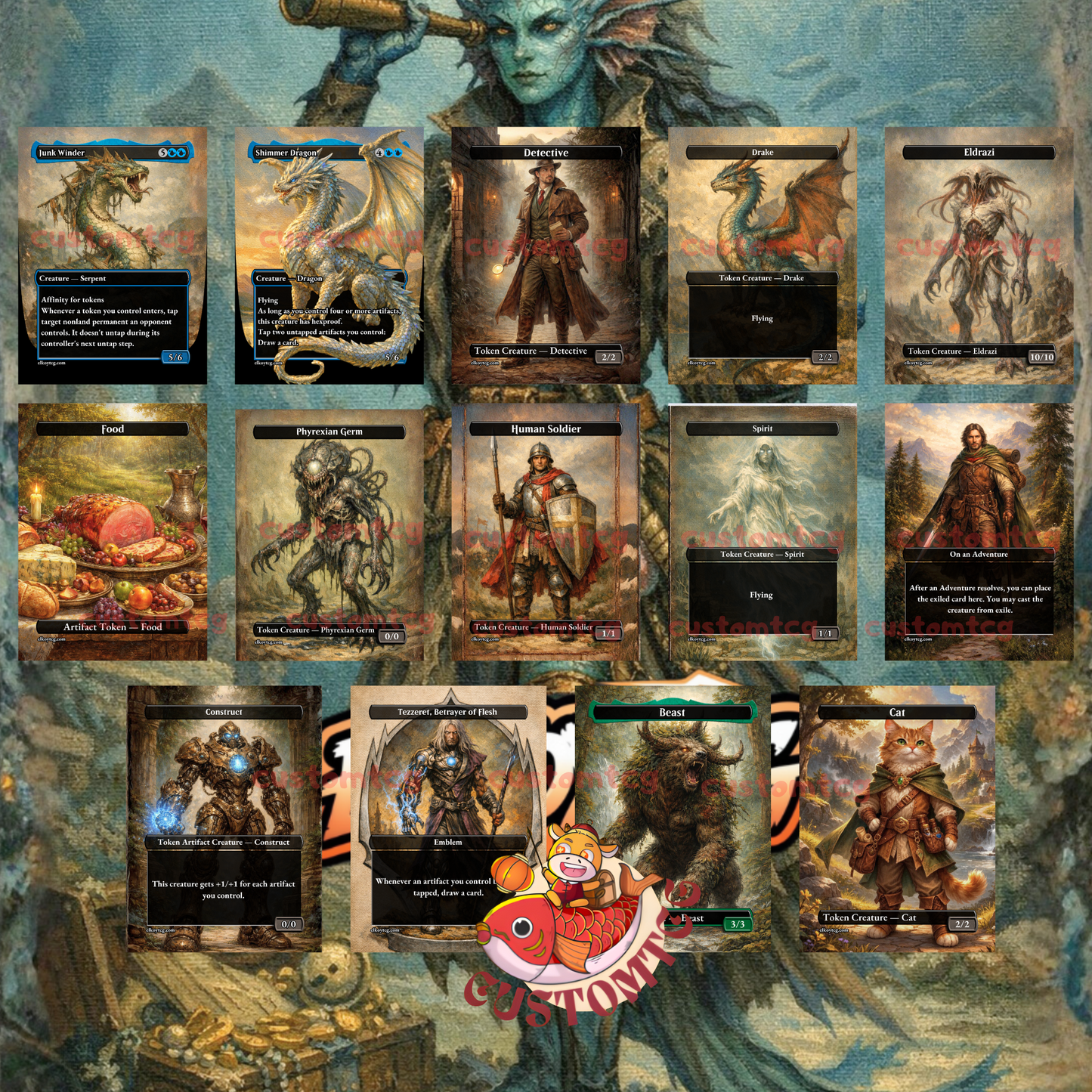 Morska, Undersea Sleuth Custom Deck