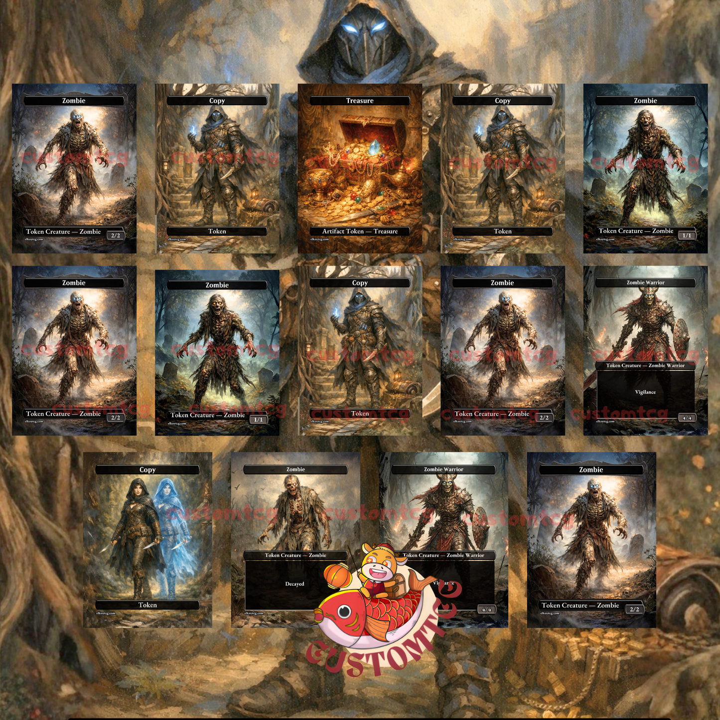 Varina, Lich Queen – Custom Deck  💀🧟