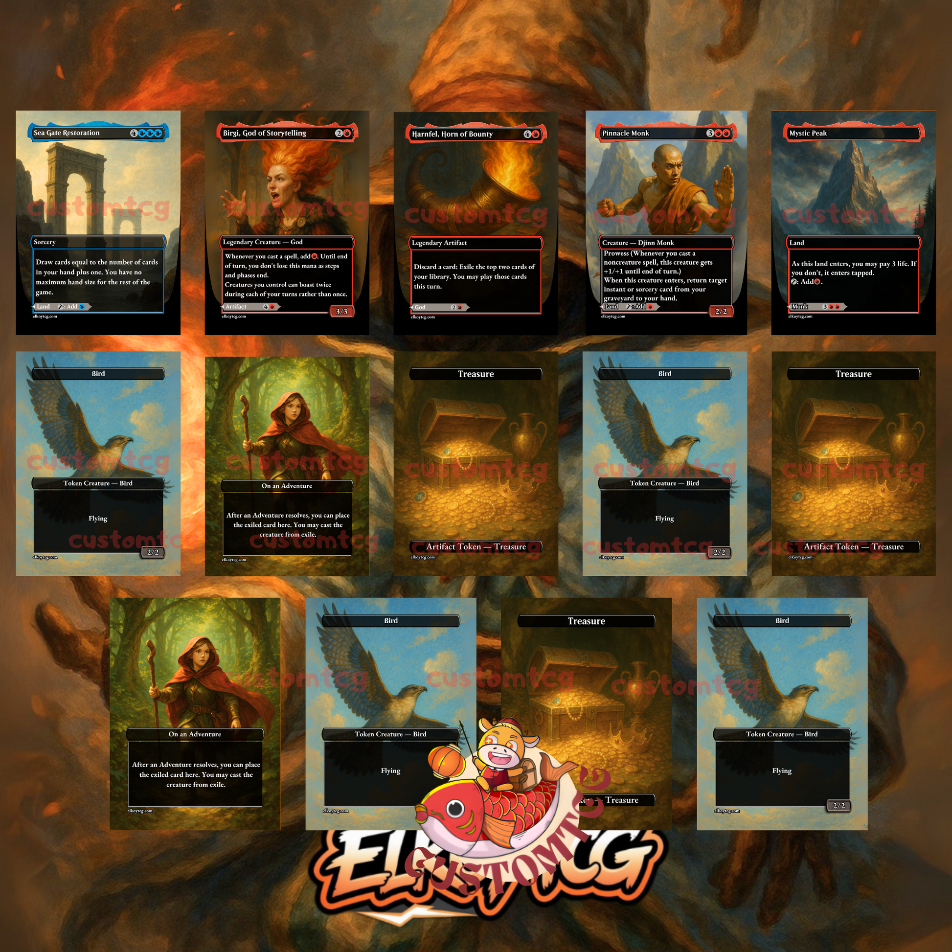 Vivi Ornitier Custom Deck  ElkoyTCG