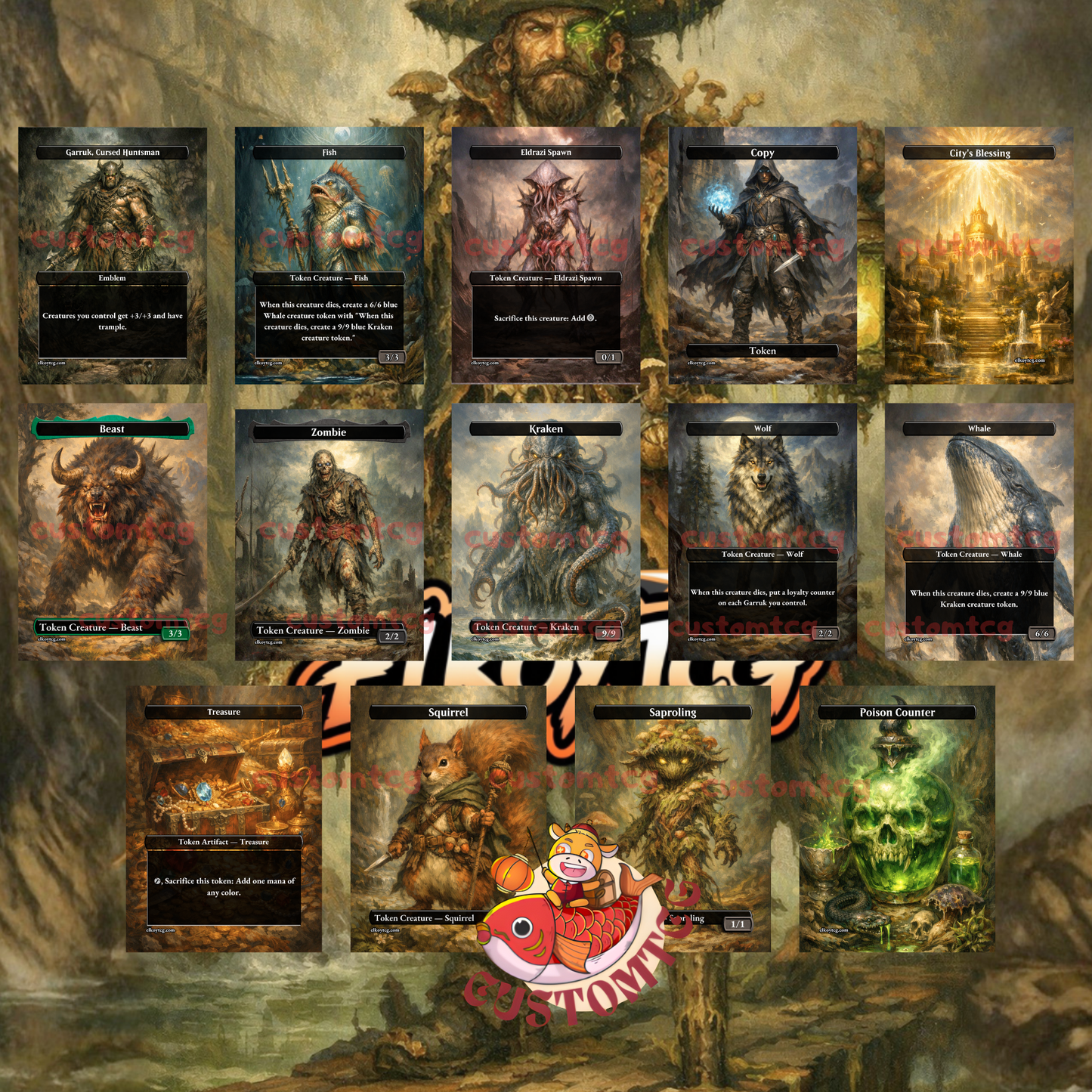 Xavier Sal, Infested Captain Custom Deck