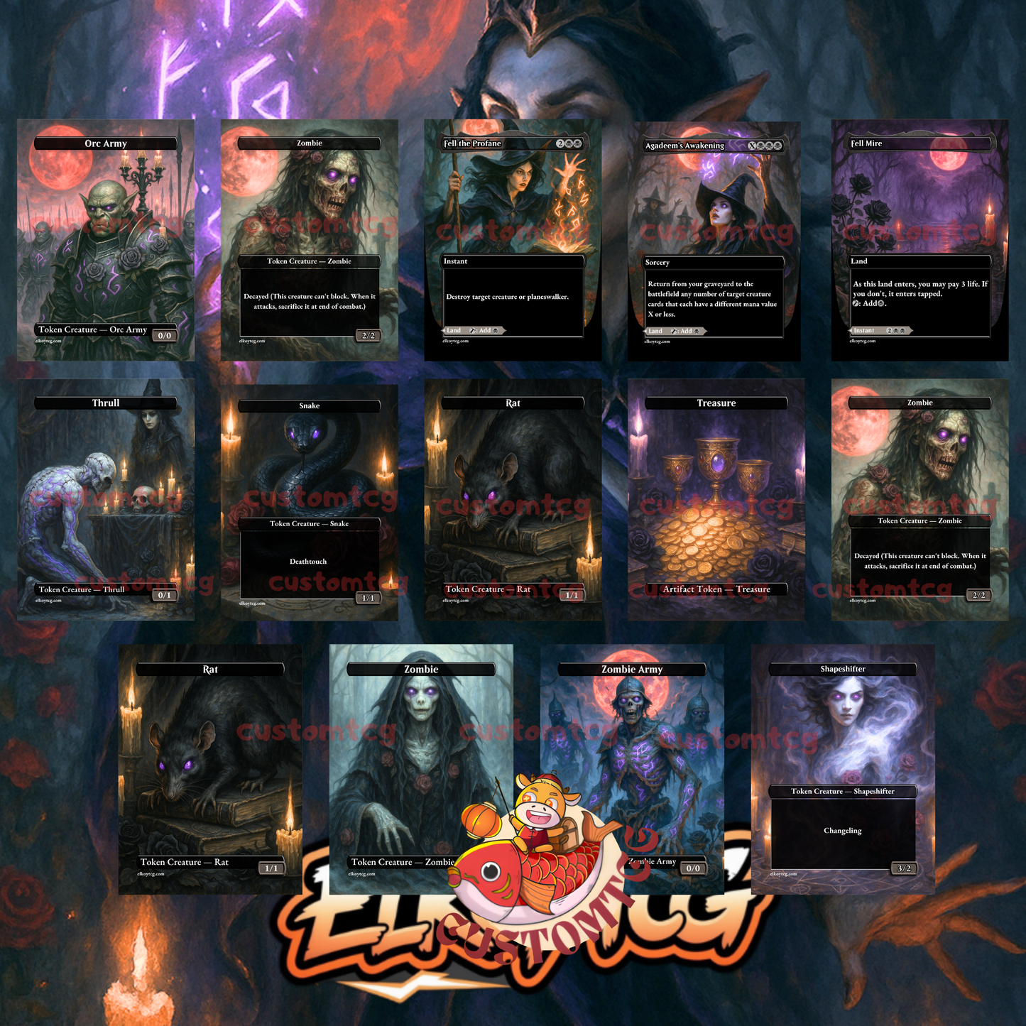 Ayara, First of Locthwain – Custom Commander Deck (100 Cards + Tokens)