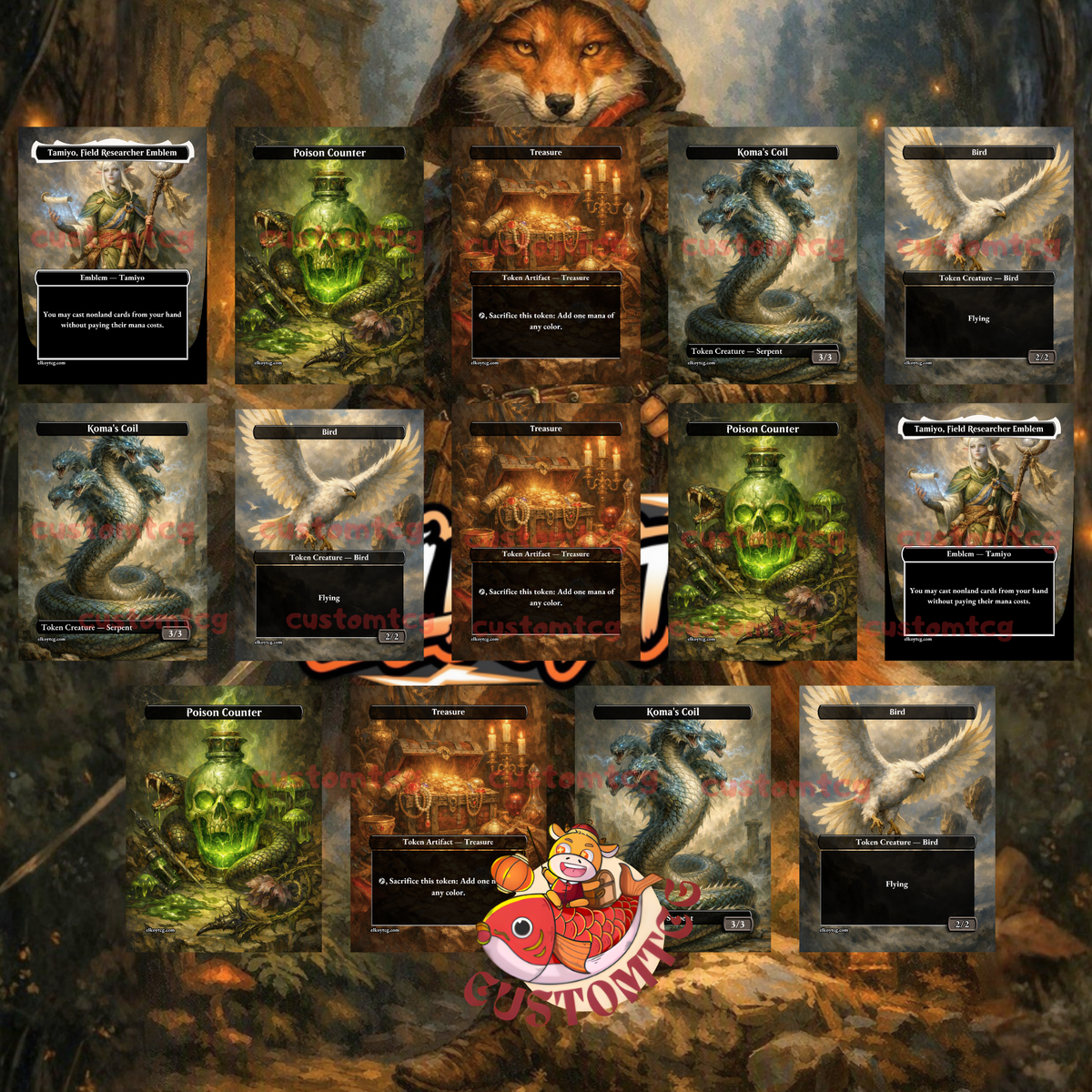 Mr. Foxglove Custom Deck