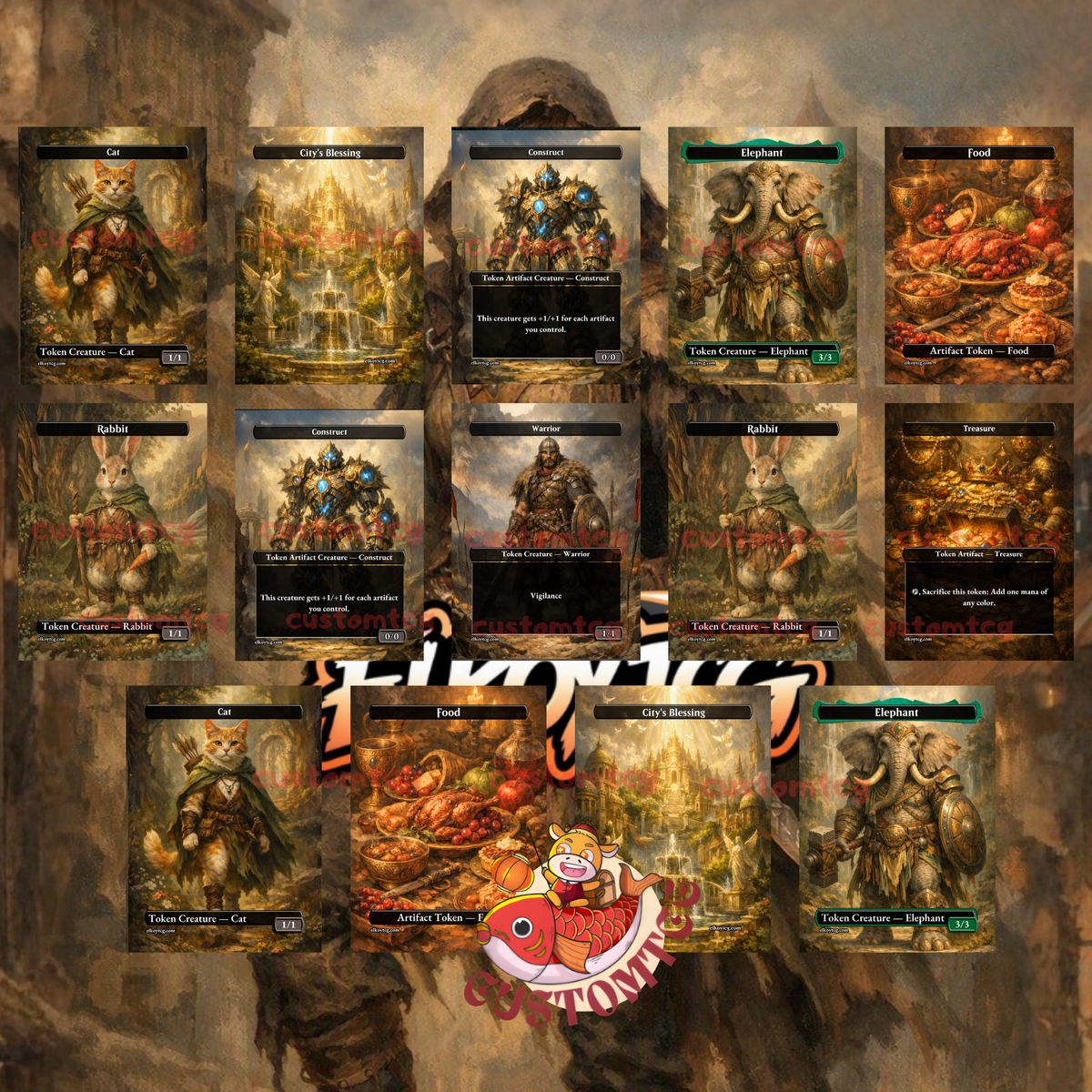 Delney, Streetwise Lookout — Mono-White Go-Wide Token Custom Deck