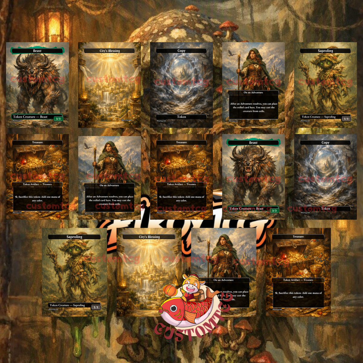 SLIMEFOOT, THE STOWAWAY — Golgari Fungus & Saproling Aristocrats Custom Deck