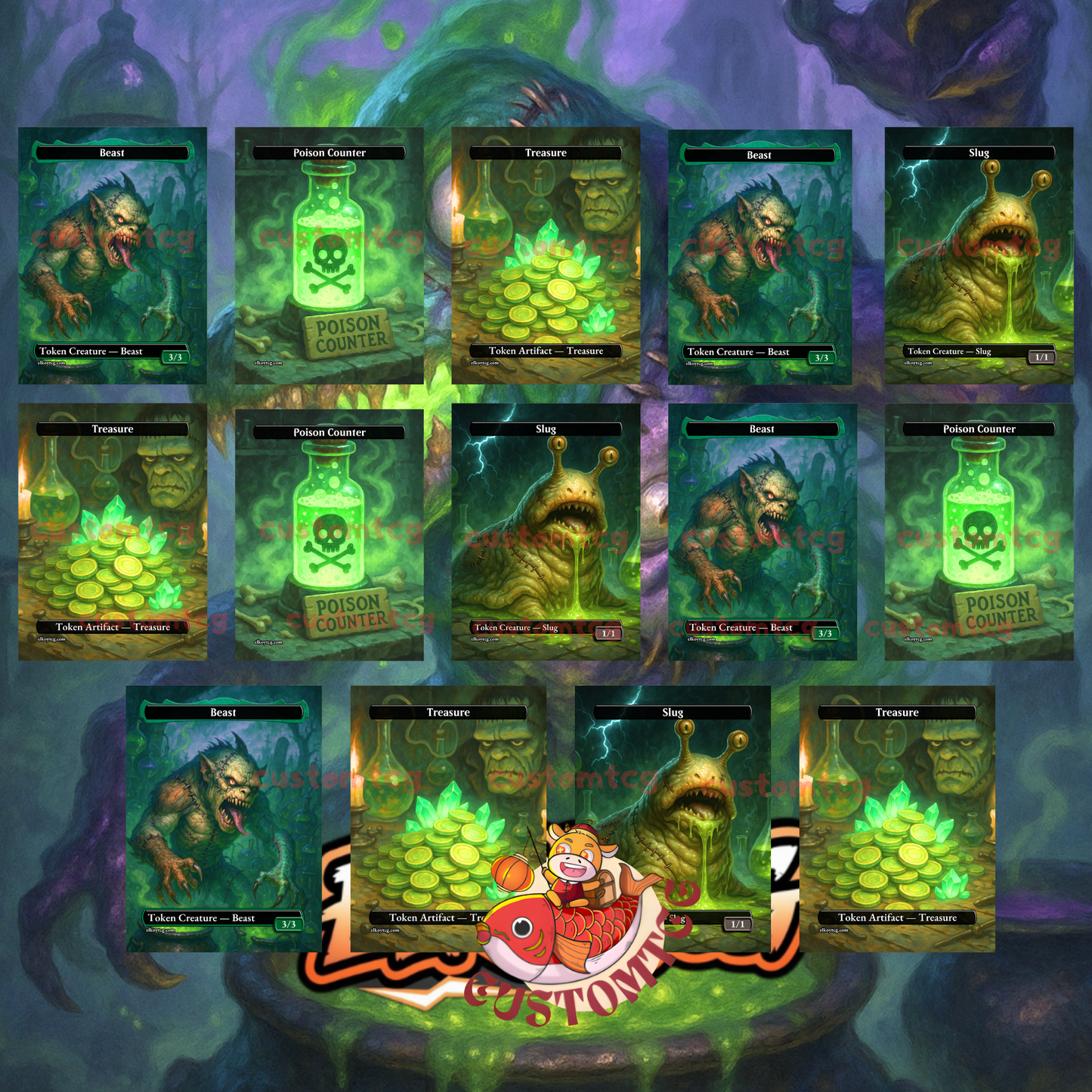 The Mimeoplasm – Custom Deck (100 Cards + Tokens)